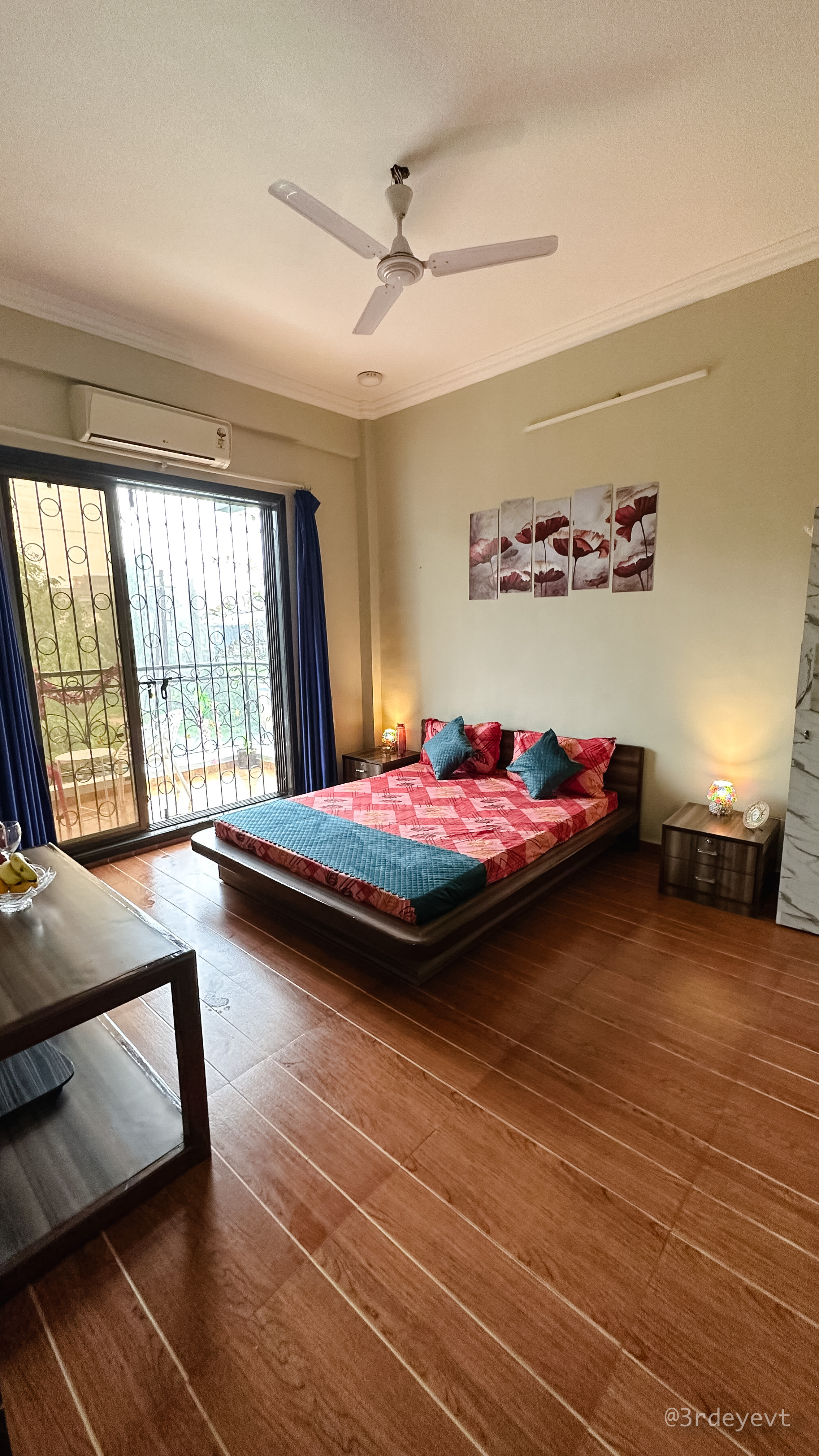 A comfortable bedroom to unwind in