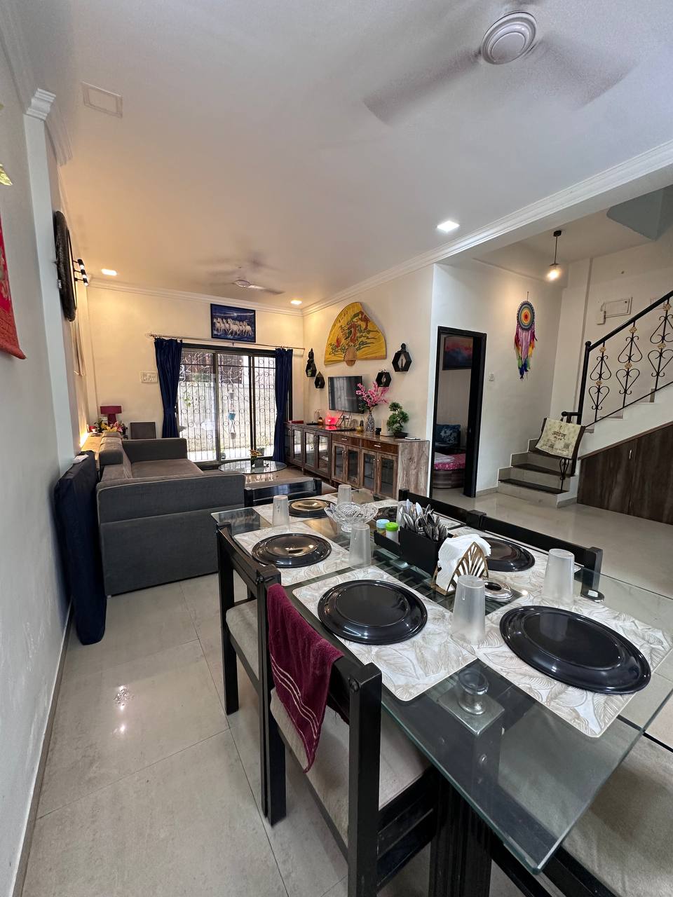 Dining and living area at Mystic DreamVille